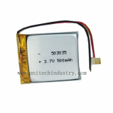  Lithium polymer battery Pack 503035 500mAh 3_7V  CE ROHS
